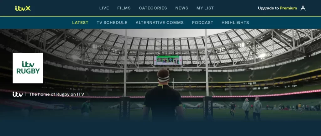 Watch Rugby World Cup 2023 online on ITVX